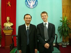 Workshop Vietnam - CEO D. Sander meets general director of VSS Mr. Nguyen Huy Ban