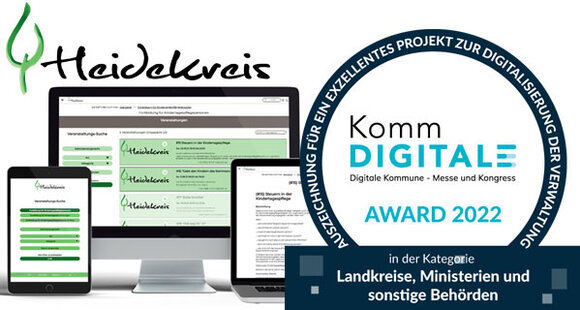 Heidekreis nominiert für den KommDigitale-Award