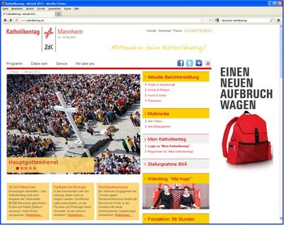 98. Deutscher Katholikentag 2012 in Mannheim