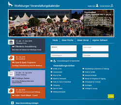 Screenshot Webseite Was-Wann-Wolfsburg.de