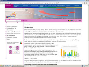 Screenshot Klimakommune Saerbeck Screenshot Klimakommune Saerbeck