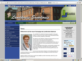 Screenshot Landkreis Saarlouis