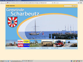 Internetauftritt Gemeinde Scharbeutz